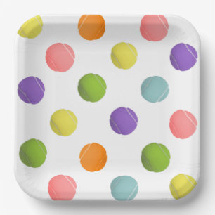 Assiettes En Carton Tennis