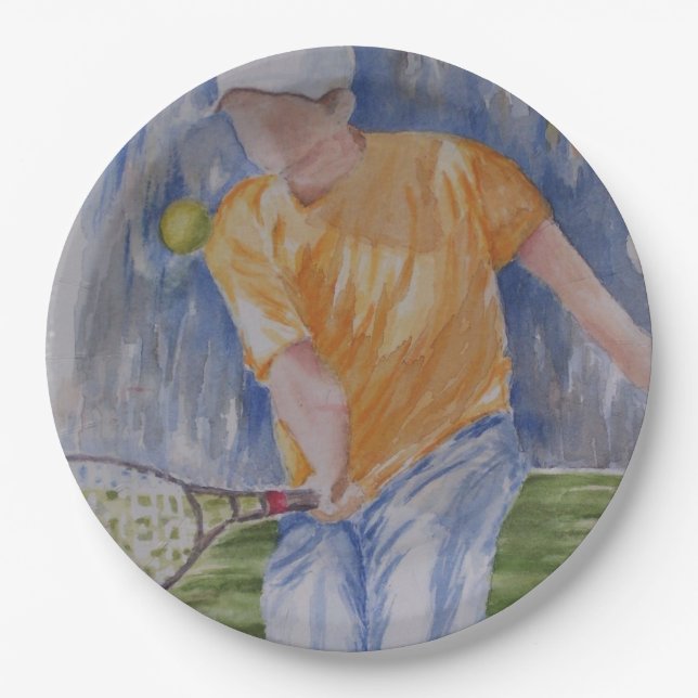 ASSIETTES EN CARTON TENNIS (Devant)