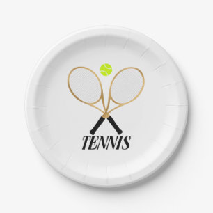 Assiettes En Carton Tennis