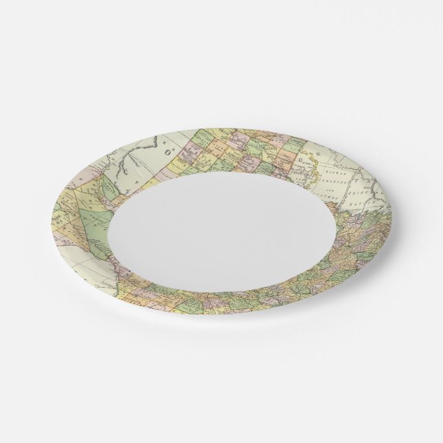 Assiettes En Carton Texas 15 (Angle)
