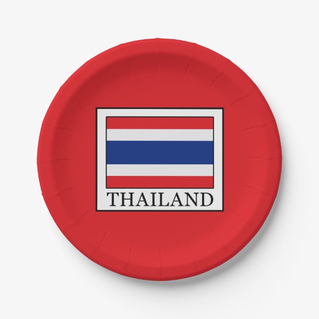 Assiettes En Carton Thaïlande (Devant)