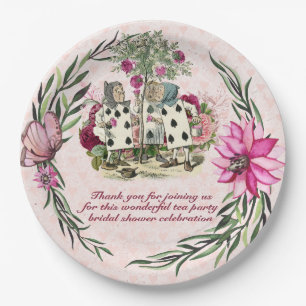 Assiettes En Carton Thé dansant vintage Alice aux Folies Théâtrales Sh