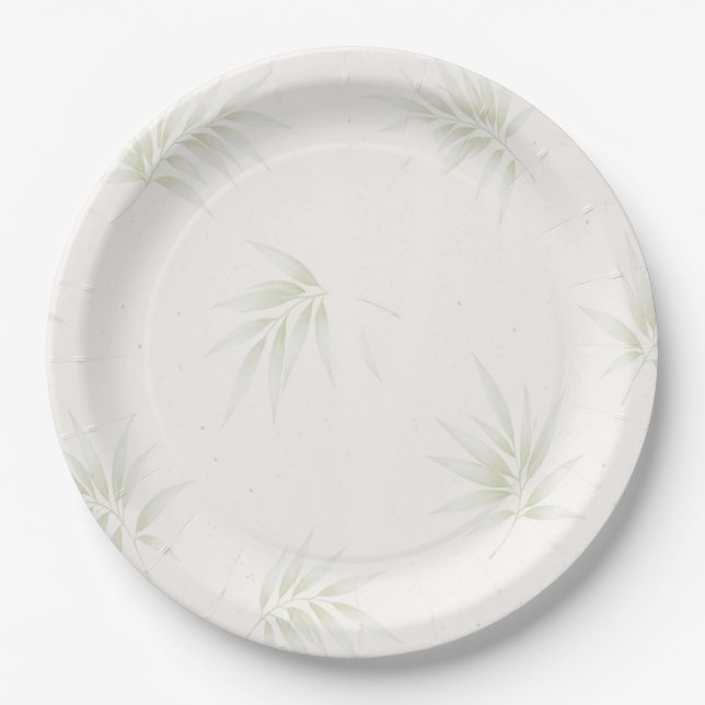 Assiettes En Carton The Tropical Imperial Bamboo Garden Wedding  (Devant)
