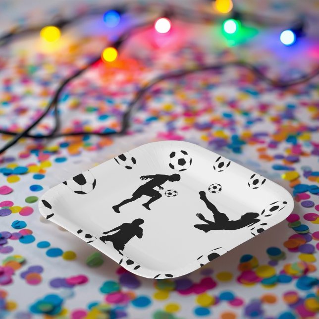 Assiettes En Carton The World of Football Paper Plate (Créateur téléchargé)