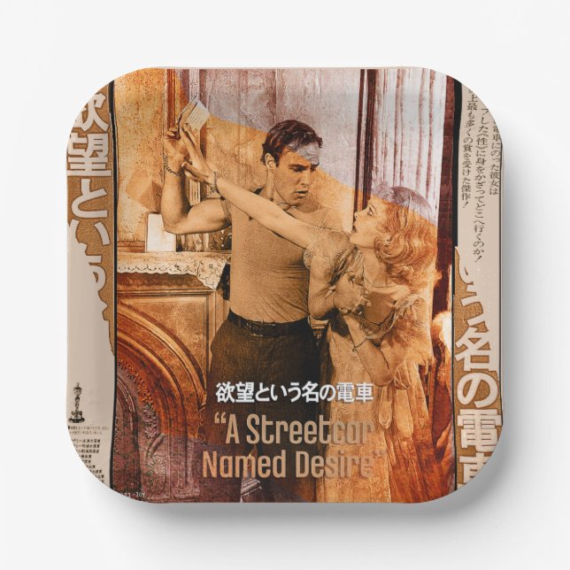 Assiettes En Carton The Worlds of Blanche DuBois (Recto)