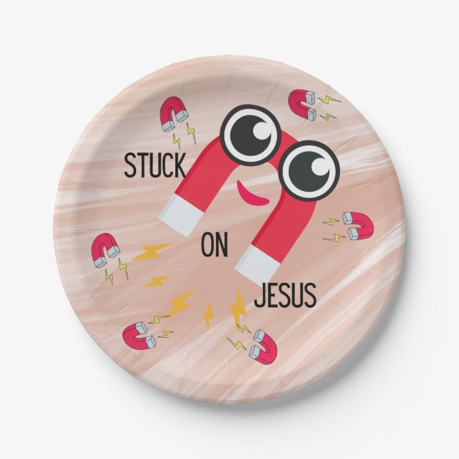 Assiettes En Carton Thème de fête chrétienne (Devant)