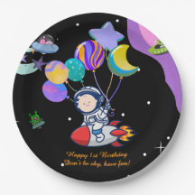 Thème de fête d'anniversaire dans l'espace | Décor