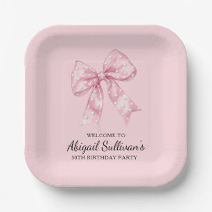 Assiettes En Carton Thème de golf pour fête d'anniversaire 30 ans avec
