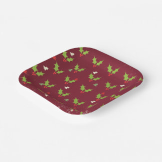 Assiettes En Carton Thème de Noël