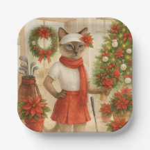 Thème de Noël de golf pour femme au chat Golfer