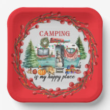 Thème de Noël du camping