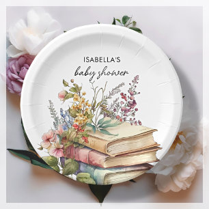 Assiettes En Carton Thème du livre BABY SHOWER
