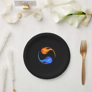 Assiettes En Carton Thème Mariage Twin Flame
