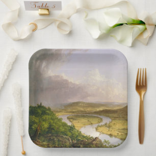 Assiettes En Carton Thomas Cole The Oxbow The Connecticut River