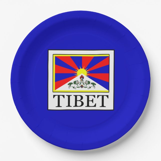 Assiettes En Carton Tibet (Devant)