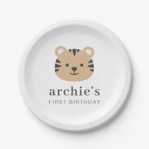 Assiettes En Carton Tiger