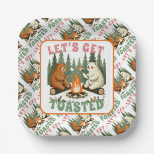 Assiettes En Carton Toasons - Campfire Cuties Edition