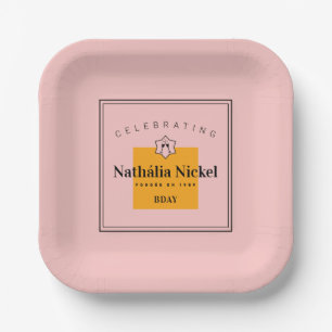 Assiettes En Carton Toast Champagne