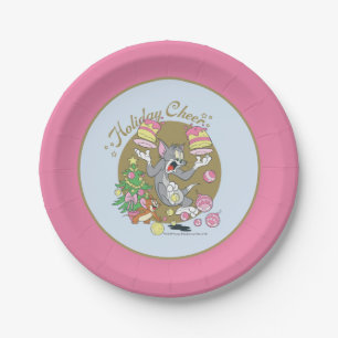 Assiettes En Carton Tom et Jerry Holiday Cheval