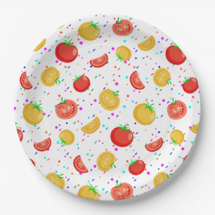 Assiettes En Carton Tomaatti