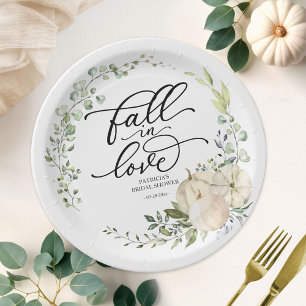 Assiettes En Carton Tombez amoureux de la verdure Citrouille Baby Show