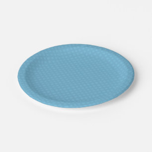 Assiettes En Carton Tonton en treillis bleu Jean Basketweet