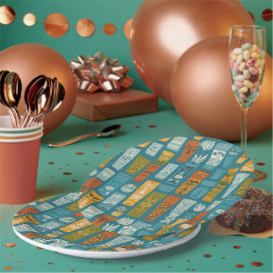 Assiettes En Carton Totems Tiki Rétro