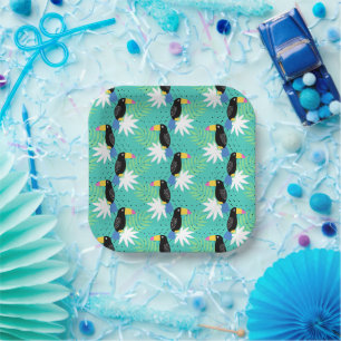 Assiettes En Carton Toucan