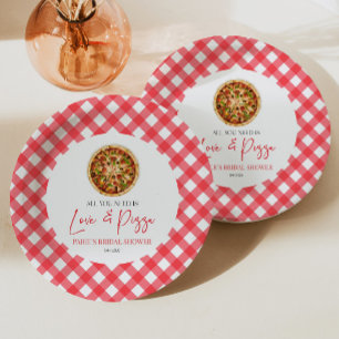 Assiettes En Carton Tout ce dont vous avez besoin, c'est d'amour et de