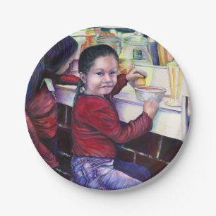 Assiettes En Carton Toutes les bonnes filles ont de la glace