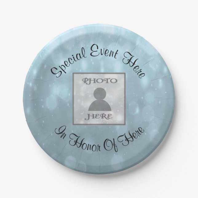 Assiettes En Carton Toutes les fins Personnaliser cette plaque (Devant)