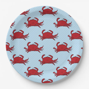 Assiettes En Carton Toutes les occasions Crab Fest changer de couleur