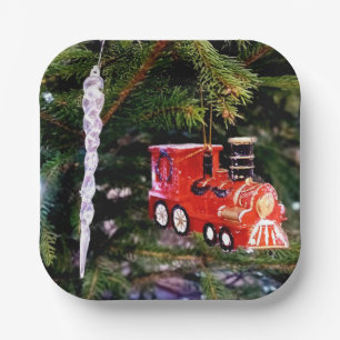 Assiettes En Carton Train et glace