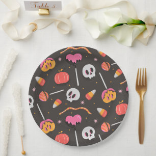 Assiettes En Carton Traitements d'Halloween