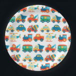Assiettes En Carton Transport Cute Colorful Voitures Camions Anniversa<br><div class="desc">HONK,  BEEP,  TRANSPORT DE VOITURE THÈME D'ANNIVERSAIRE. VÉHICULES COLORÉS VERT ROUGE ET BLEU,  Y COMPRIS VOITURE,  TRAIN,  HÉLICOPTÈRE,  CAMION DE GARBAGE,  BUS ET VOITURE DE POLICE. FOURNITURES ANNIVERSAIRES DE ENFANTS MODIFIABLES.</div>