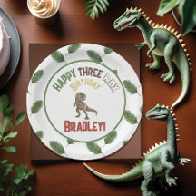 Trois Rex Anniversaire Dino