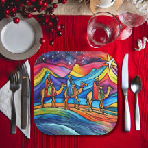 Trois Sages Coloré Vacances de Noël