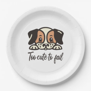 Assiettes En Carton Trop mignon pour échouer