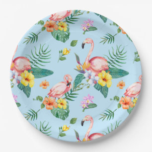 Assiettes En Carton Tropical