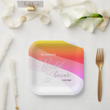 Tropical Orange Pink Streams personnalisés