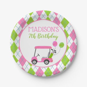 Assiettes En Carton Trou De Golf Dans Une Plaque Papier Anniversaire