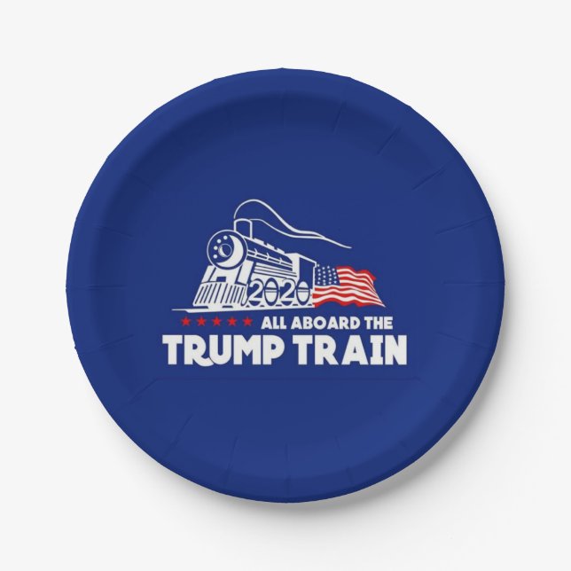 ASSIETTES EN CARTON TRUMP 2020 (Devant)