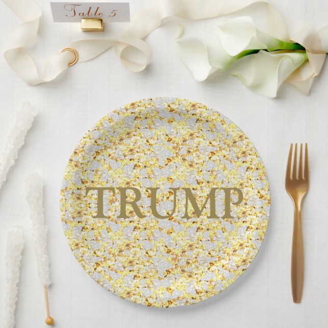 ASSIETTES EN CARTON TRUMP 2024 (Mariage)