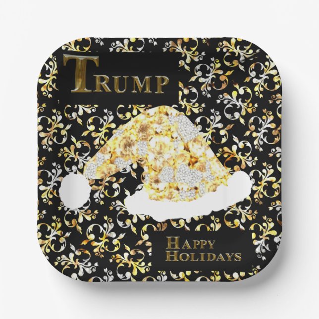 ASSIETTES EN CARTON TRUMP 2024 (Recto)