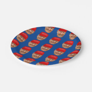 Assiettes En Carton TRUMP MAGA Noël