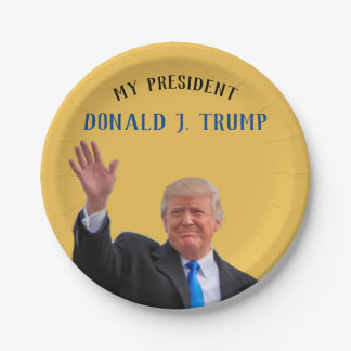 Assiettes En Carton Trump Patriotic 🚗 USA Il est mon président