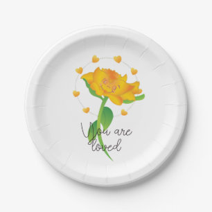 Assiettes En Carton Tu es aimé