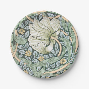 Assiettes En Carton Tulipes Pimpernel Art Botanique de William Morris