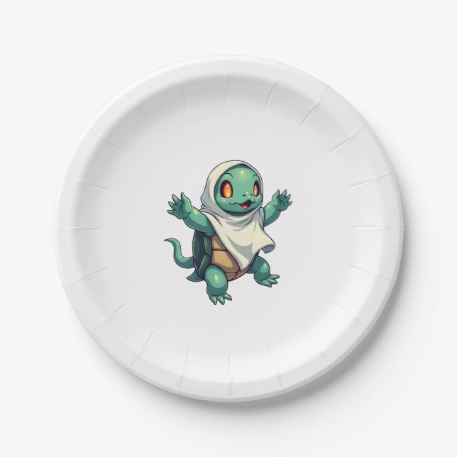 Assiettes En Carton Turtle Ghoul (Devant)