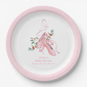 Assiettes En Carton Tutu de ballerine rose pour bébé en hiver Froid Sh